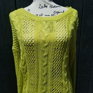 Blu Pepper Yellow Sweater Small